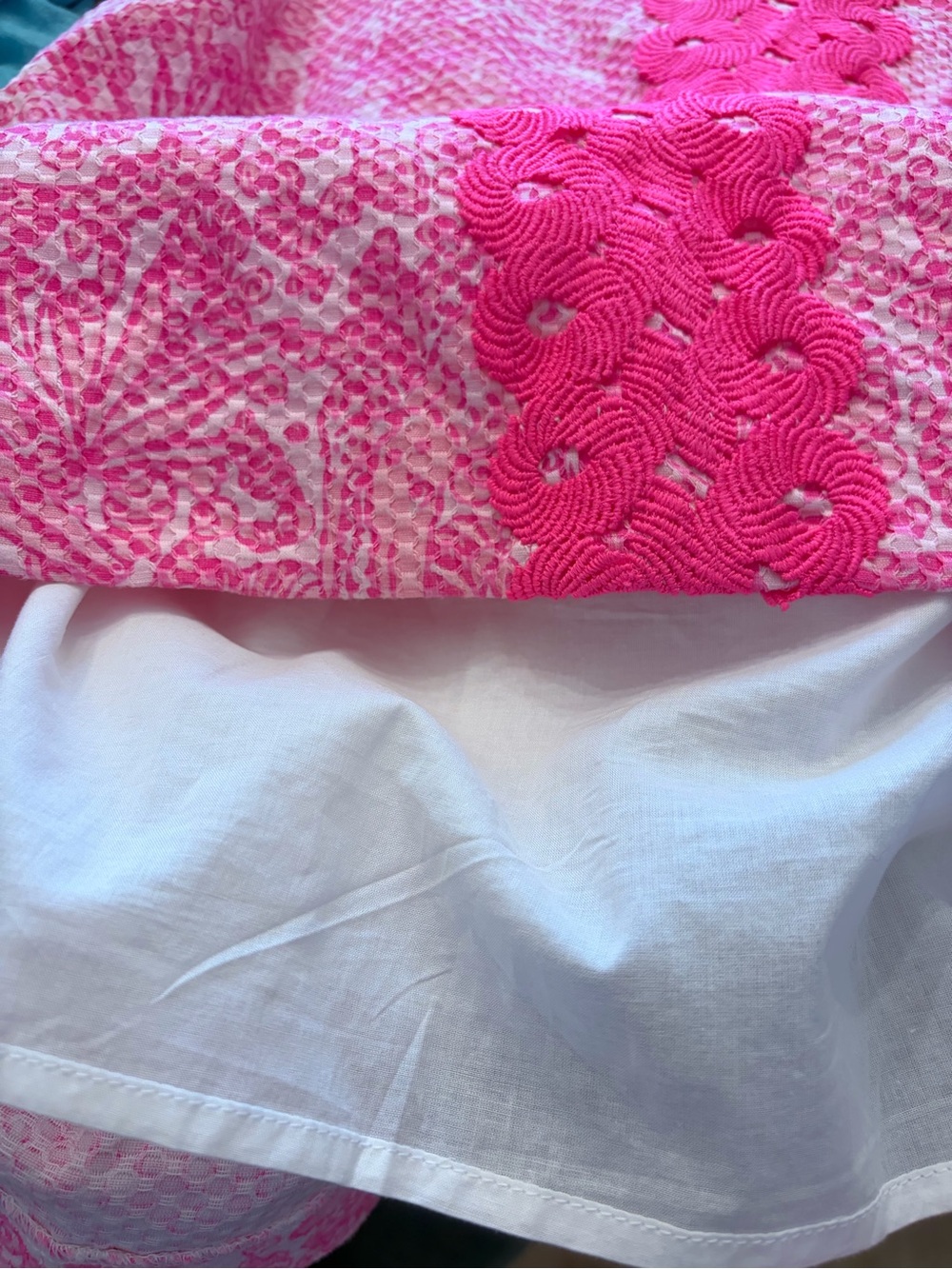 Lilly Pulitzer Hot Pink Floral Sleeveless Shift Dress Size 18 - Picture 5 of 6